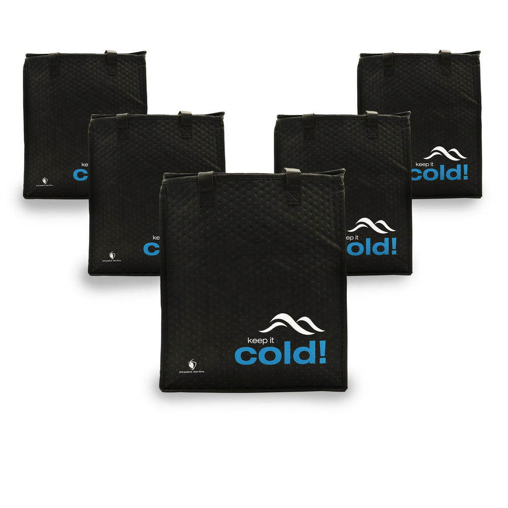 
            
                Load image into Gallery viewer, Pack of 5 Large Insulated Cooler Bags
            
        