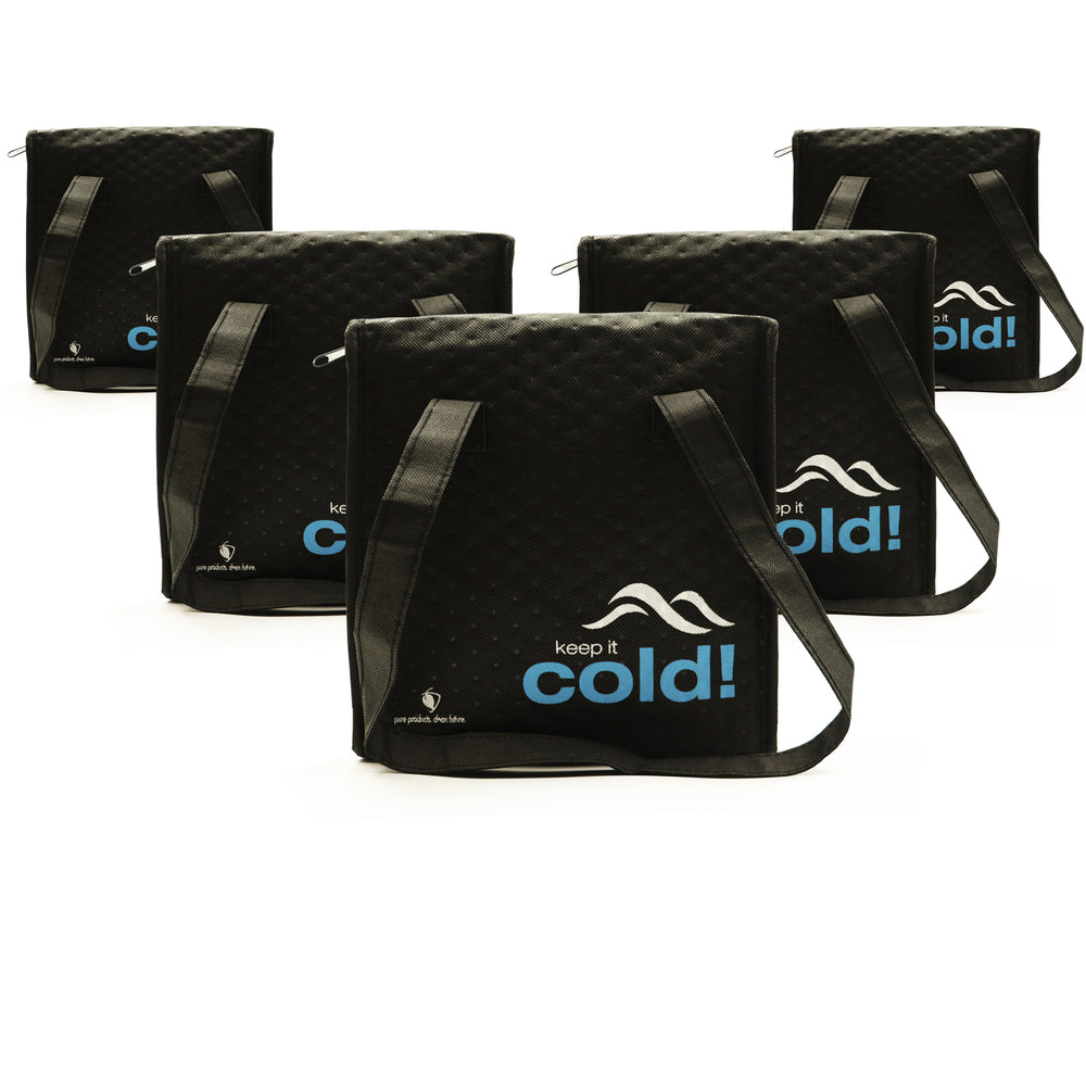 
            
                Load image into Gallery viewer, Pack of 5 Small Insulated Cooler Bags
            
        