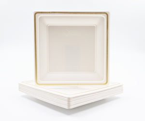 
            
                Load image into Gallery viewer, 7&amp;quot; Gold Rim Plates, Qty 144
            
        